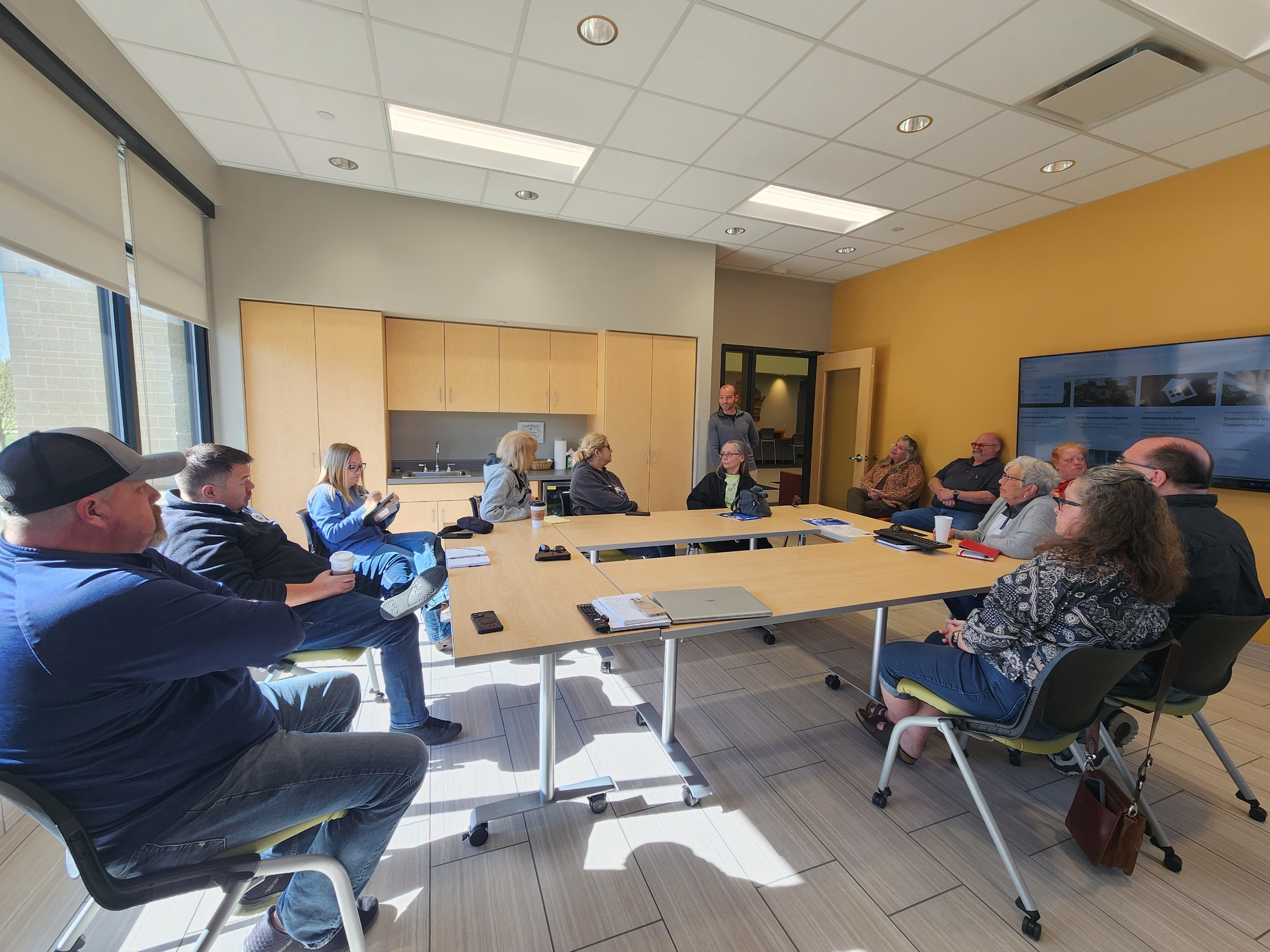 Community Members Gathered at Community Conversations