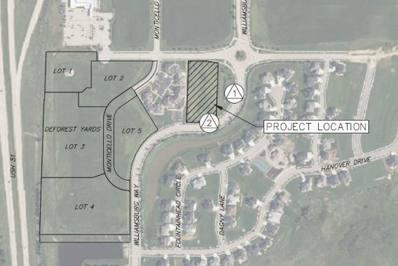 Map of Public Parking Lot at 4131 Savannah Dr