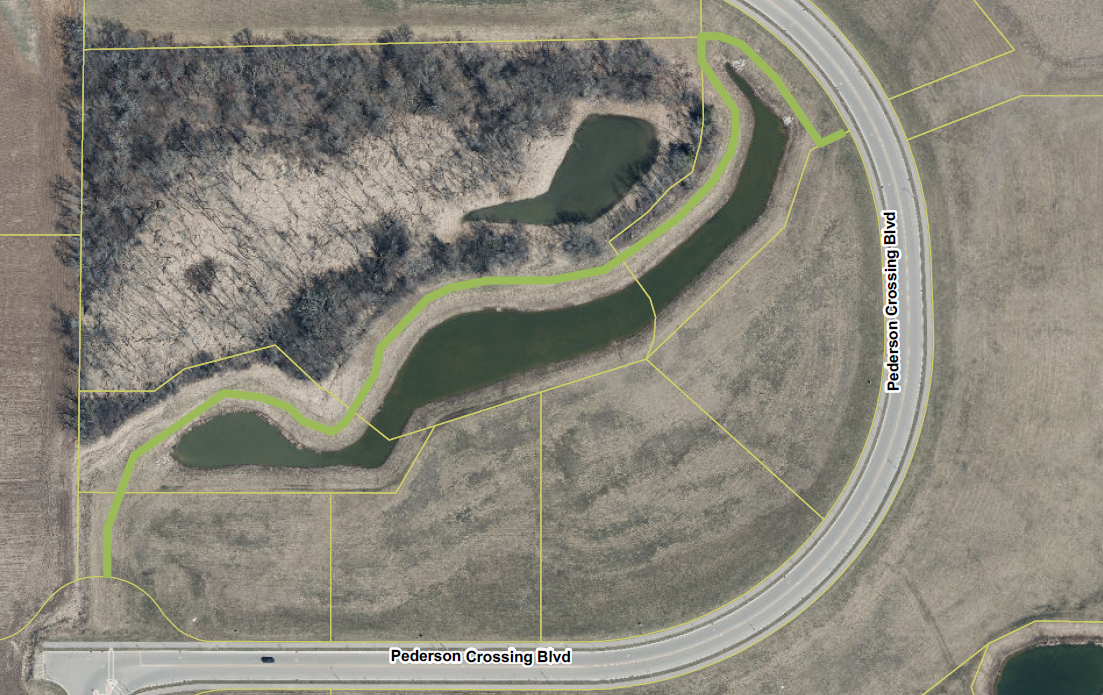 Pederson Crossing Trail Installation Map
